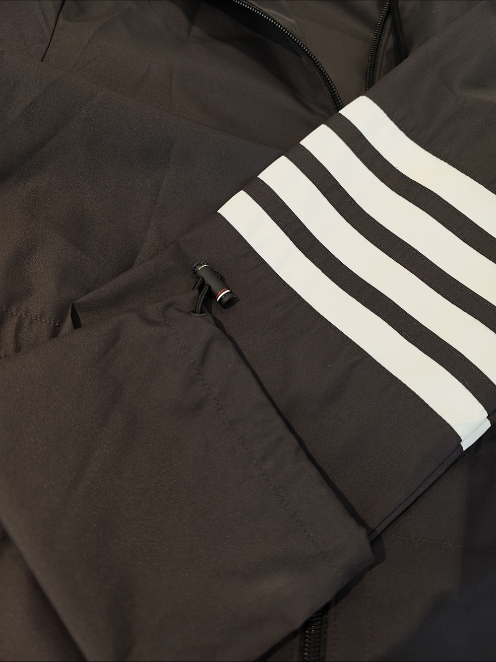 Thom Browne Black Hooded Windbreaker - Picture 8 of 9